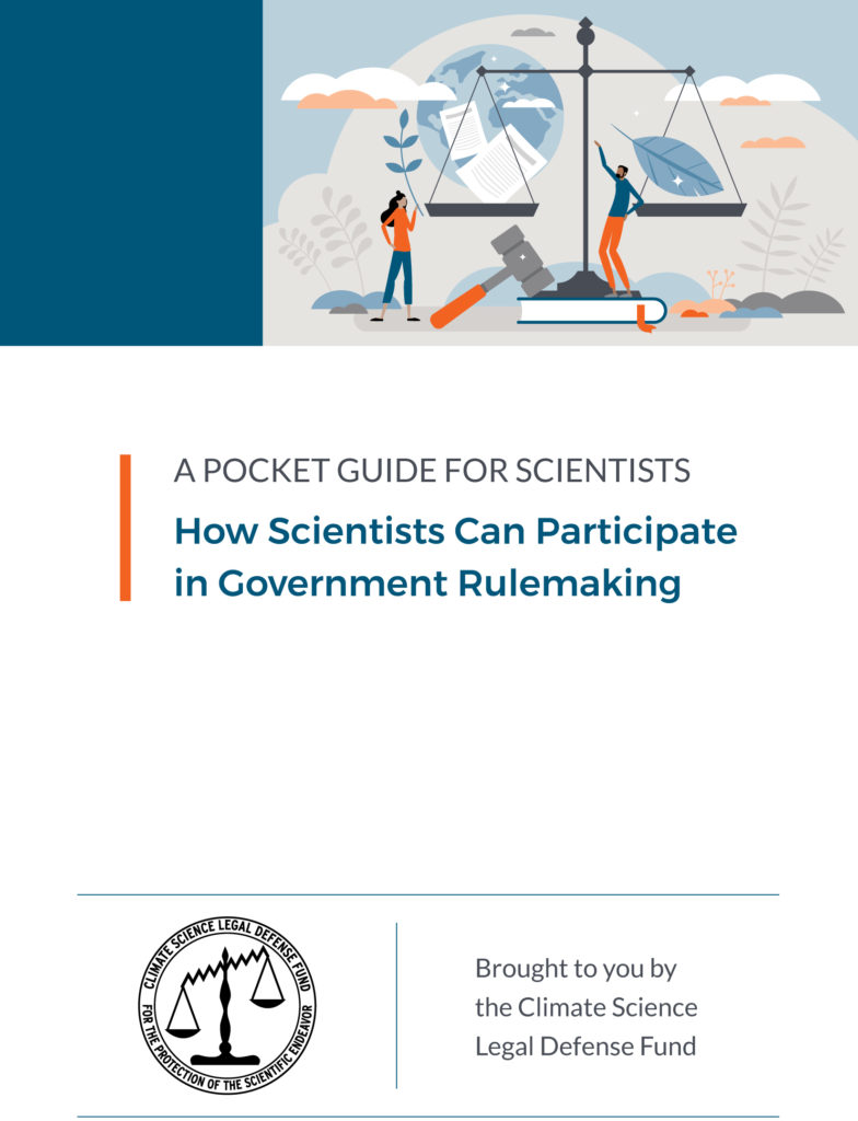 How Scientists Can Participate in Government Rulemaking